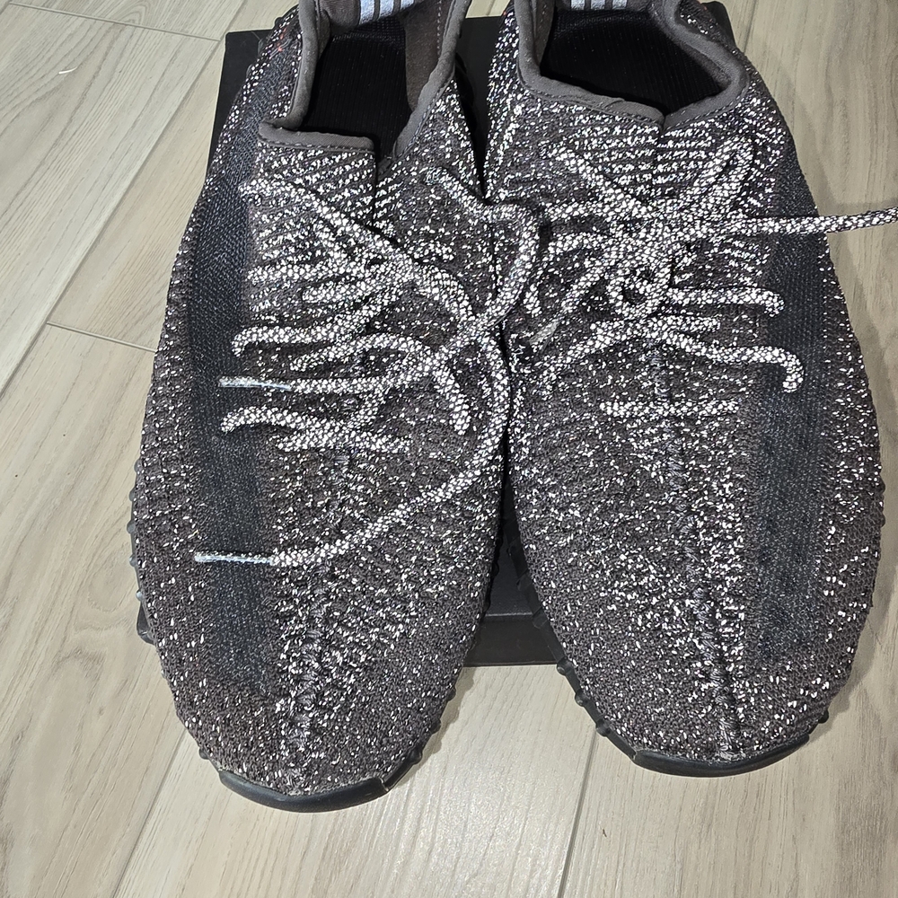 Yeezy Black and Silver Sneakers